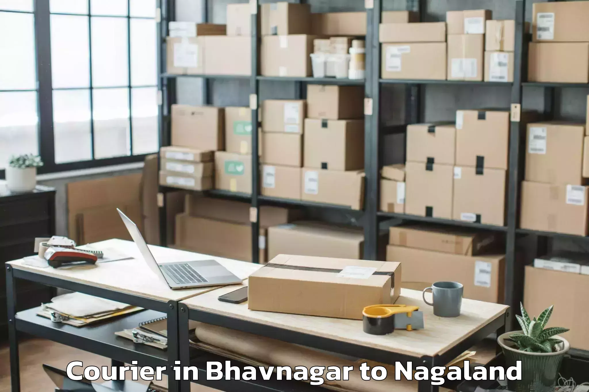 Get Bhavnagar to Jalukie Courier